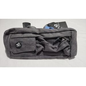 Waterfly Slim Soft Polyester Water Resistant Waist Bag Fanny Pack Gray NEW